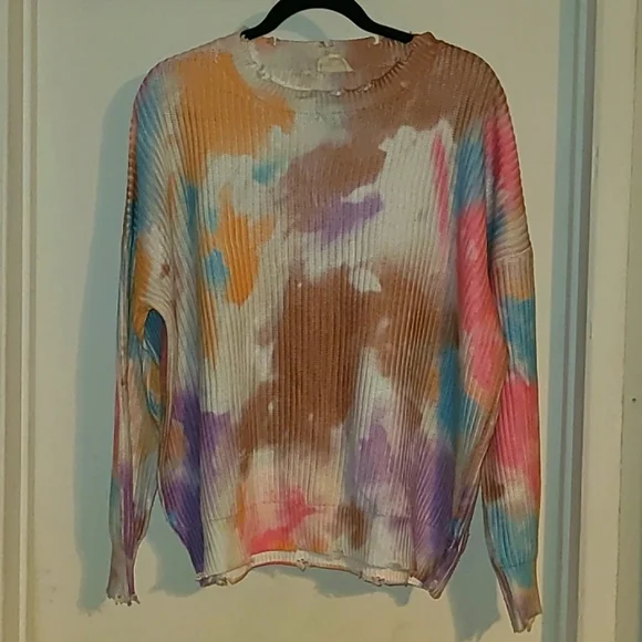 Milti color long sleeve sweater - Picture 4 of 8